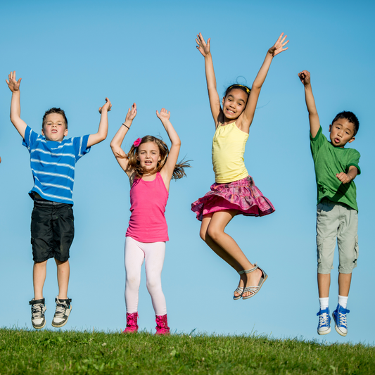 Wie man die Kids im Frühling happy macht