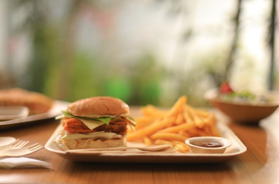 Naturblatt | Palmblatt Teller | quadratisch | 20 x 20 cm | 25 Stück