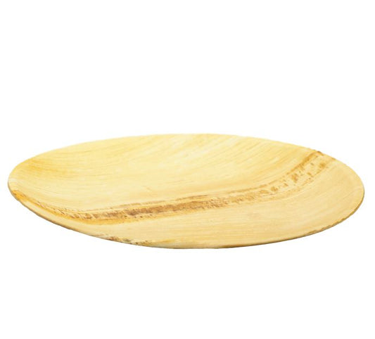 Naturblatt | Palmblatt Teller | rund | Ø 25 cm | 25 Stück