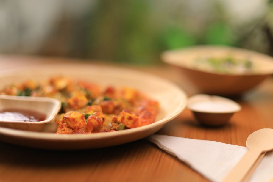 Naturblatt | Palmblatt Teller | rund | Ø 25 cm | 25 Stück