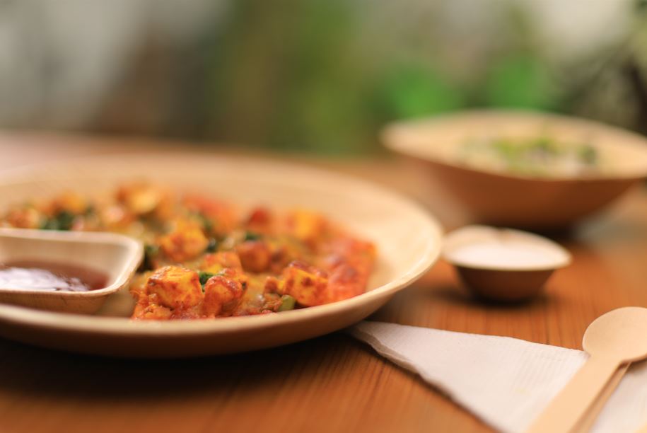 Naturblatt | Palmblatt Teller | rund | Ø 18 cm | 25 Stück