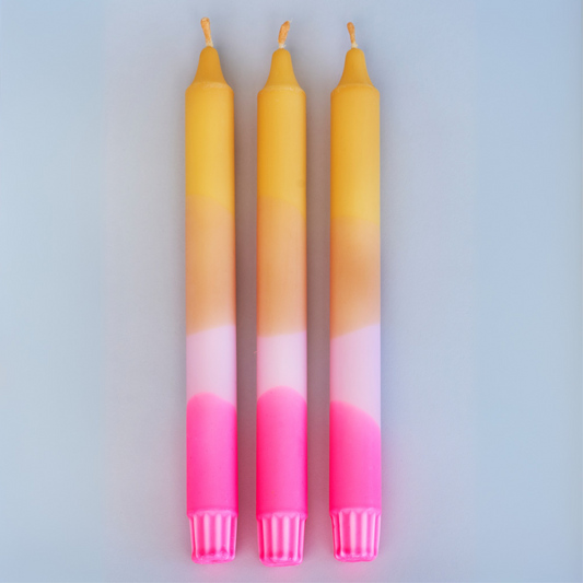 combocoral | Stabkerze | Missy Mango | Mango/Rosa/Neonpink