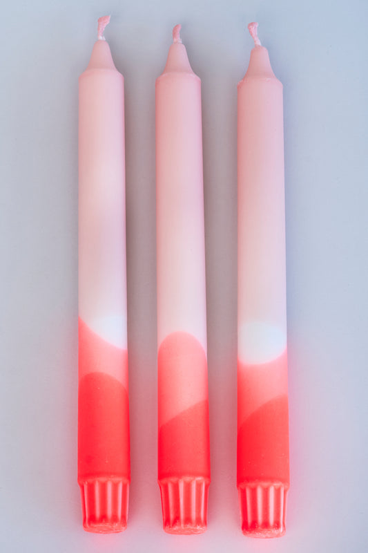 combocoral | Kerze | Funky Nougat | „LIGHT NOUGAT” mit „ PINKISH NEON”