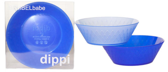 BEMBELbabe | Dippi, Dippche | Schüssel 400 ml | 4 Schüsseln in verschiedenen Farbkombinationen