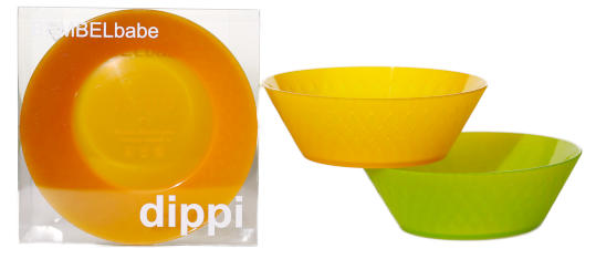 BEMBELbabe | Dippi, Dippche | Schüssel 400 ml | 4 Schüsseln in verschiedenen Farbkombinationen