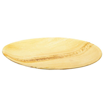 Naturblatt | Palmblatt Teller | rund  | Ø 25 cm | 25 Stück